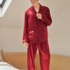 Herren Lilysilk Pyjamas | 22 Momme Lang Seide Pyjamas Nachtwasche Herren