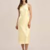 Damen Lilysilk Kleider | Golden Cocoon Bias Kleid