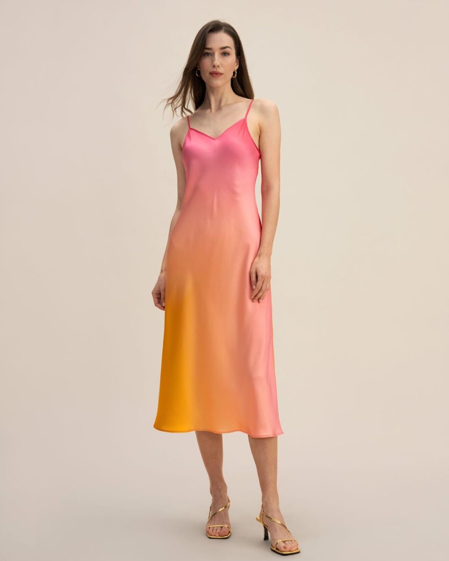 Damen Lilysilk Kleider | Rosa Mimosa Nachtkleid