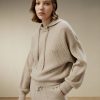 Damen Lilysilk Strickwaren | Eshe Abnehmbarer 2-In-1-Kapuzenpullover Aus Kaschmir