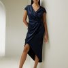 Damen Lilysilk Kleider | Lilysilk X Natasha Drapiertes Seidenkleid