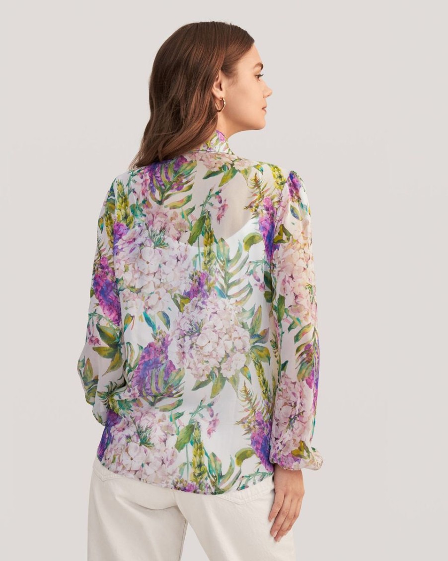 Damen Lilysilk Seidenblusen | Lilysilk X Mim Floral 2 In 1 Seidenbluse