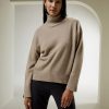 Damen Lilysilk Strickwaren | Rollkragenpullover Aus Kaschmir Mit Entspannter Silhouette