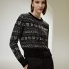 Damen Lilysilk Strickwaren | Fair-Isle-Kaschmirpullover