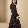 Damen Lilysilk Kleider | Trench-Kleid Mit Louisville-Print