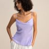 Damen Lilysilk Oberteile | Camisole Mit Wasserfallausschnitt