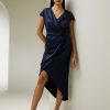 Damen Lilysilk Kleider | Lilysilk X Natasha Drapiertes Seidenkleid