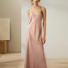 Damen Lilysilk Nachthemden | Minimalistisches Maxi-Nachthemd Aus Seiden-Wildleder